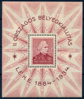 1934 LEHE blokk (40.000) (ránc / crease)