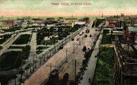 Buenos Aires, Paseo Colon, tram (wet damage)