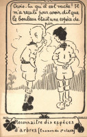 Éclaireurs Unionistes de France / French scouts postcard, Noir Sanglier