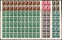 1942 Királyok sor teljes, hajtott ívekben (120.000)