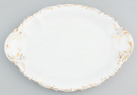 cca 1910-1930 MZ Austria pecsenyés kínáló, jelzéssel, kis kopottsággal, 37x27 cm