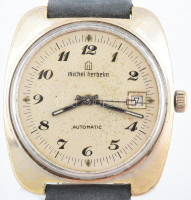 Michel Herbelin Automatic karóra, működik, jó állapotban, bőr szíjjal, d: 35 mm