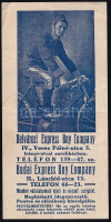 Express Boy Company Bp., kerékpáros futár számolócédula