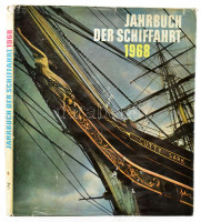 1968 Jahrbuch der Schiffahrt Berlin, Traspress Verlag. Kiadói vászonkötésben, ázott papír védőborítóval