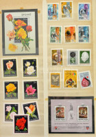 Magyar postatiszta gyűjtemény az 1980-1991 közötti időszakból blokkal + emlékívek + Pecsételt gyűjtemény az 1980-1985 közötti időszakból, 31 lapos ABRIA berakóban