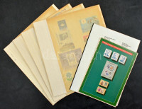 1991-1993 Postatiszta gyűjtemény, benne sorok, blokkok, emlékívek, 4 db kétoldalas nagyalakú berakólapon