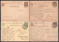 1929-1933 7 db levelezőlap, szép / olvasható bélyegzésekkel