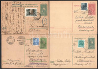 1937-1953 11 db levelezőlap, közte válaszlap
