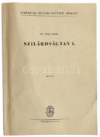 Sályi István: Szilárdságtan. I. Nehézipari Műszaki Egyetem, Miskolc. Bp., 1960., Felsőoktatási Jegyzetellátó Vállalat. Kiadói papírkötés. Megjelent 152 példányban.