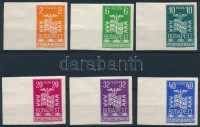 1937 Vásár ívszéli vágott sor (80.000)