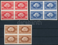 1949 UPU vágott sor négyestömbökben (10.000)