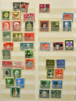 NSZK több példányos rendező az 1957-1969 közötti időszakból, 16 lapos A4-es rendezőben