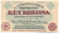 Kenyérmező / Hadifogolytábor 1916. január 15. 2K arab sorozat- és sorszámmal T:I- fo.Adamo HHK-1.7