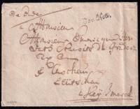 ca. 1787 Portós levél 'Von Ofen' - Késmárk (Rompes 100 p)