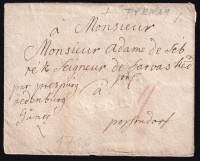1796 Portós levél 'TYRNAU'