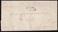 1818 Hivatalos levél 'WERSCHETZ' (Gudlin 200 p)