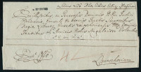 1818 Ex offo 'v.EPERIES' - Lőcse (Rompes 100 p)