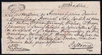 ca. 1824 Portós levél 'GR.WARDEIN' - Jászó (Rompes 40 p)