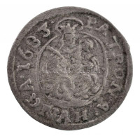 1683K-B Denár Ag 'I. Lipót' Körmöcbánya (0,55g) T:2- patinaHungary 1683K-B Denar Ag 'Leopold I.' Kremnitz (0,55g) C:VF patinaHuszár: 1509., Unger II.: 1110