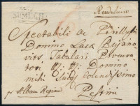 ~1840 Portós levél 'SÜMEGH'