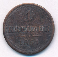 1851G 1kr Cu 'Nagybánya' T:F