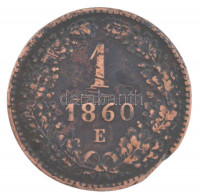 1860E 1kr Cu T:VF nagyobb peremhiány, karcAdamo M4