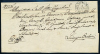 1844 Ex offo 'AGRAM' - Pécs (Rompes 15 p)