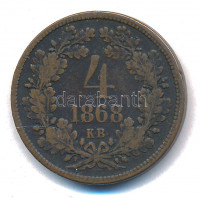 1868KB 4kr Cu T:VF,F ph. Adamo M7.1