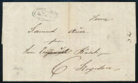 1844 Portós levél 'Arad'