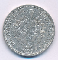 1929. 2P Ag 'Madonna' T:VFAdamo P7