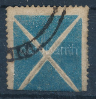 1858 Hiányos kis kék Andráskereszt