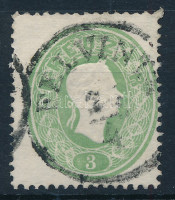 1861 3kr zöld 'FELVINTZ' (Gudlin 200 p)