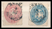 1863 5kr és 10kr 'ROSNYÓ' (5.300)