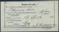 1864 Aufgabs Recepisse Ofen - Békés