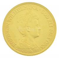 Hollandia 1912. 10G Au 'I. Vilma' (6,73g/0.900) T:AU,XF Netherlands 1912. 10 Gulden Au 'Wilhelmina' (6,73g/0.900) C:AU,XF Krause KM#149