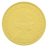 Hollandia 1913. 10G Au 'I. Vilma' (6,73g/0.900) T:XF Netherlands 1913. 10 Gulden Au 'Wilhelmina' (6,73g/0.900) C:XF Krause KM#149