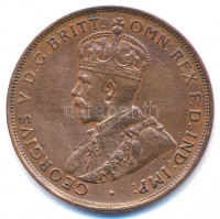 Ausztrália 1935. 1p bronz 'V. György' T:2,2- karcAustralia 1935. 1 Penny bronze 'George V' C:XF,VF scratchKrause KM#23