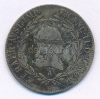 Ausztria 1806A 20kr Ag 'I. Ferenc' T:3 patina, nagyobb karcokAustria 1806A 20 Kreuzer Ag 'Franz I' C:F patina, larger scratchesKrause KM#2141