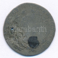 Ausztria 1820A 5kr Ag 'I. Ferenc' Bécs T:3 ly.Austria 1820 5 Kreuzer Ag 'Franz I' Vienna C:F hole