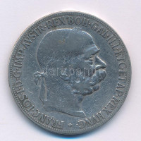 Ausztria 1900. 5K Ag 'Ferenc József' T:F Austria 1900. 5 Corona Ag 'Franz Joseph' C:F Krause KM#2807