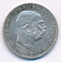 Ausztria 1913. 1K Ag 'Ferenc József' T:XF Austria 1913. 1 Corona Ag 'Franz Joseph' C:XF Krause KM# 2820