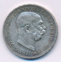 Ausztria 1913. 2K Ag 'Ferenc József' T:XF ph., patina Austria 1913. 2 Corona Ag 'Franz Joseph' C:XF edge error, patina Krause KM#2821