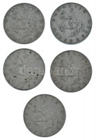 Ausztria 1960-1965. 5Sch Ag (6x) T:XF patina Austria 1960-1965. 5Sch Ag (6x) C:XF patinaKrause KM# 2889