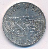 Ausztria 1978. 100Sch Ag '1100 éves Villach' T:AU,XF patinaAustria 1978. 100 Schilling Ag '1100th Anniversary - Villach' C:AU,XF patina Krause KM#2940