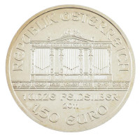 Ausztria 2011. 1,5E Ag 'Bécsi Filharmonikusok' T:BU kis patinaAustria 2011. 1,5 Euro Ag 'Vienna Philharmonic' C:BU small patinaKrause KM#3159