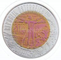 Ausztria 2011. 25E Ag-Nb 'Robotika' T:BU kis patina Austria 2011. 25 Euro Ag-Nb 'Robotics' C:BU small patina Krause KM#3204