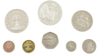Barbados 1973. 1c-10$ (8xklf) forgalmi sor eredeti dísztokban T:PPBarbados 1973. 1 Cent - 10 Dollars (8xdiff) coin set in original case C:PP