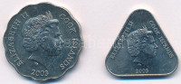 Cook-szigetek 2003. 1$ Cu-Ni 'II. Erzsébet' + 2$ Cu-Ni 'II. Erzsébet' T:AU,XFCook Islands 2003. 1 Dollar Cu-Ni 'Elizabeth II' + 2 Dollars Cu-Ni 'Elizabeth II' C:AU,XF