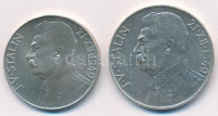 Csehszlovákia 1949. 50K Ag 'Sztálin' + 100K Ag 'Sztálin' mindkettő kapszulában T:UNC,AUCzechoslovakia 1949. 50 Korun Ag 'Stalin' + 100 Korun Ag 'Stalin' both in capsule C:UNC,AU
