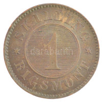 Dánia 1856. 1sk bronz 'VII. Frigyes' T:1-Denmark 1856. 1 Skilling bronze 'Frederik VII' C:AUKrause KM#763